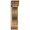 Ekena Millwork Funston Traditional Smooth Bracket w/ Offset Brace, Western Red Cedar, 5 1/2"W x 22"D x 22"H BKT0604X22X22FST01SWR - alternate 2